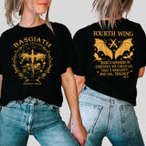 Basgiath War College 2Sided Print T-Shirt Fourth Wing