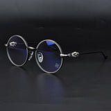 CHH Chrome Hearts Glasses carved high-end spectacle frame round literary spectacle frame