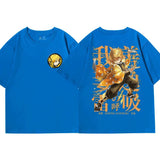 Anime Demon Slayer Zenitsu T Shirt Men Summer Japanese