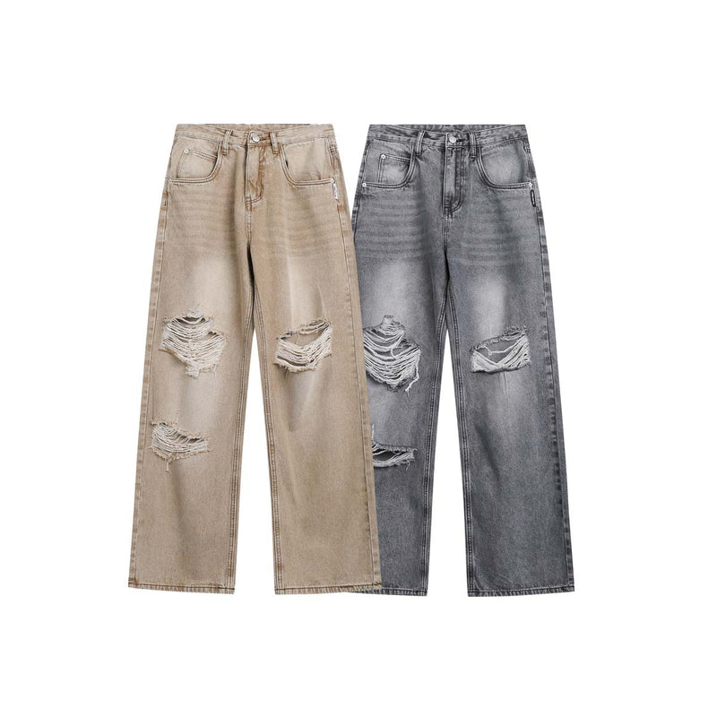 Unisex Pants Women's Collection Zipper Jeans