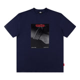 Men's T Shirt Printed Short-Sleeved T-shirt Men's and Women's American Retro Loose
