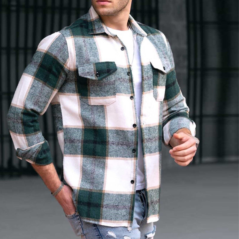 Men Jack Casual Loose Jacket Men's Clothing Print Coat