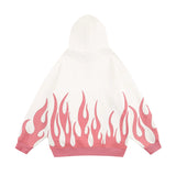 Men Fleece Lined Hoodie Printed Hoodie Men's Autumn and Winter Loose Sweatshirt