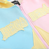 Men Hoodie Sweater Coat Men's Clothing Autumn Star Affixed Cloth Embroidered Long Sleeve Loose