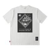 Men's T Shirt Printed Short-Sleeved T-shirt Men's and Women's Retro Loose Top