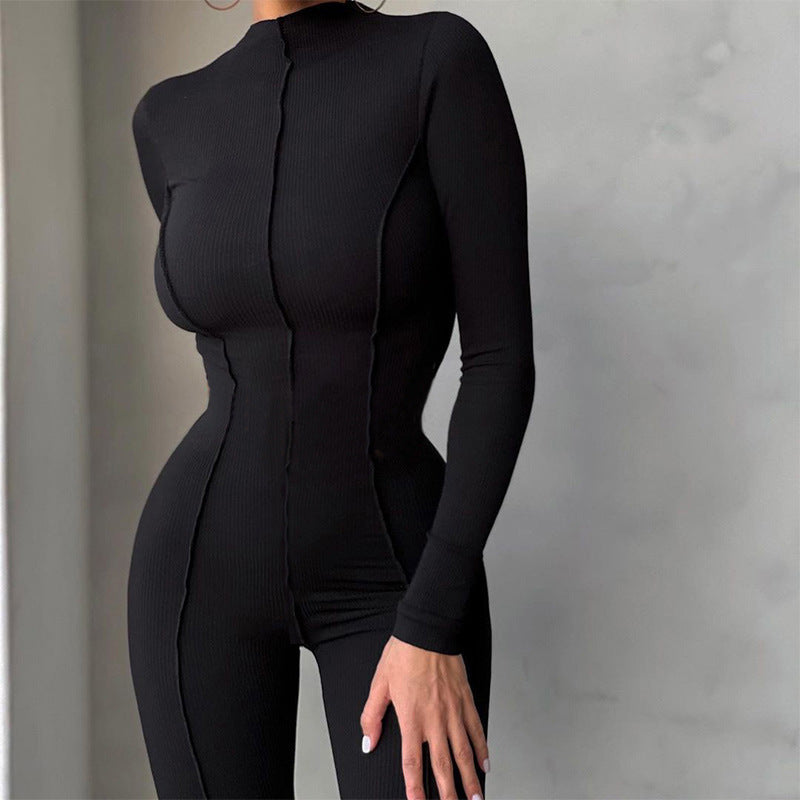 Women Jumpsuit Women's Fashion High Waist Casual Sports Jumpsuit