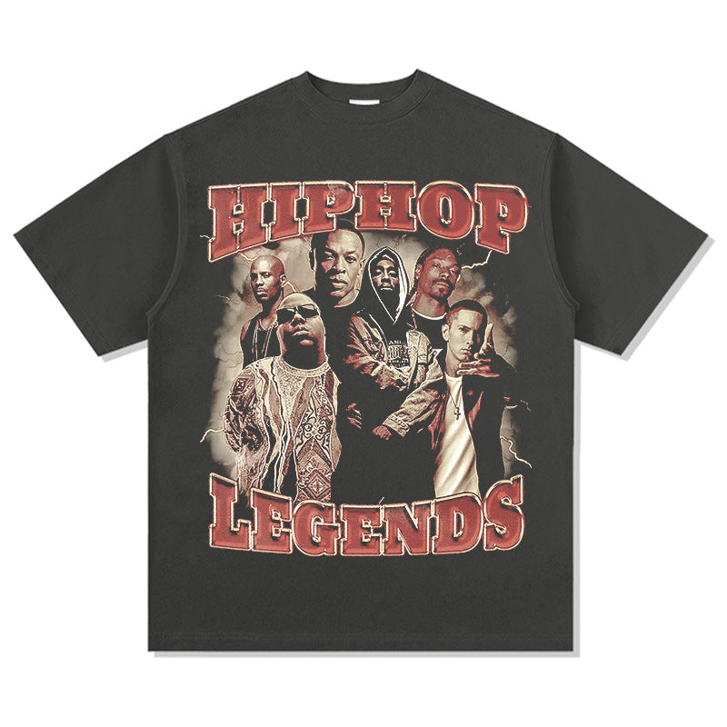 Detroit Eminem T Shirt Eminem Character Print Garden Crew Neck T Shirt