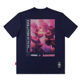 Men T Shirt Summer American Fashion Brand Short Sleeve T-shirt Men's Loose