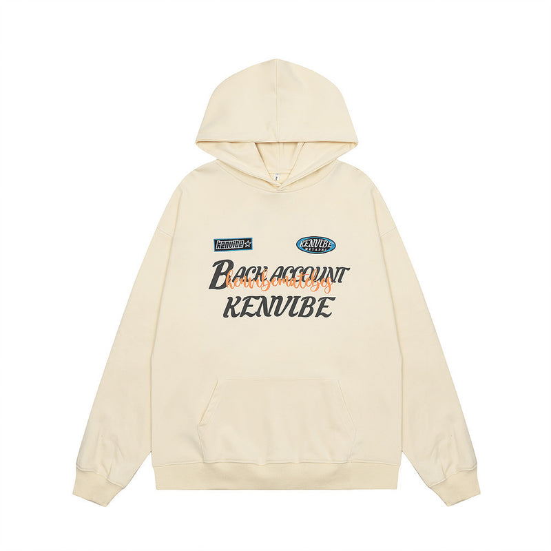 Men Hoodie Printed Hoodie Loose Men's Autumn and Winter Long Sleeve Casual