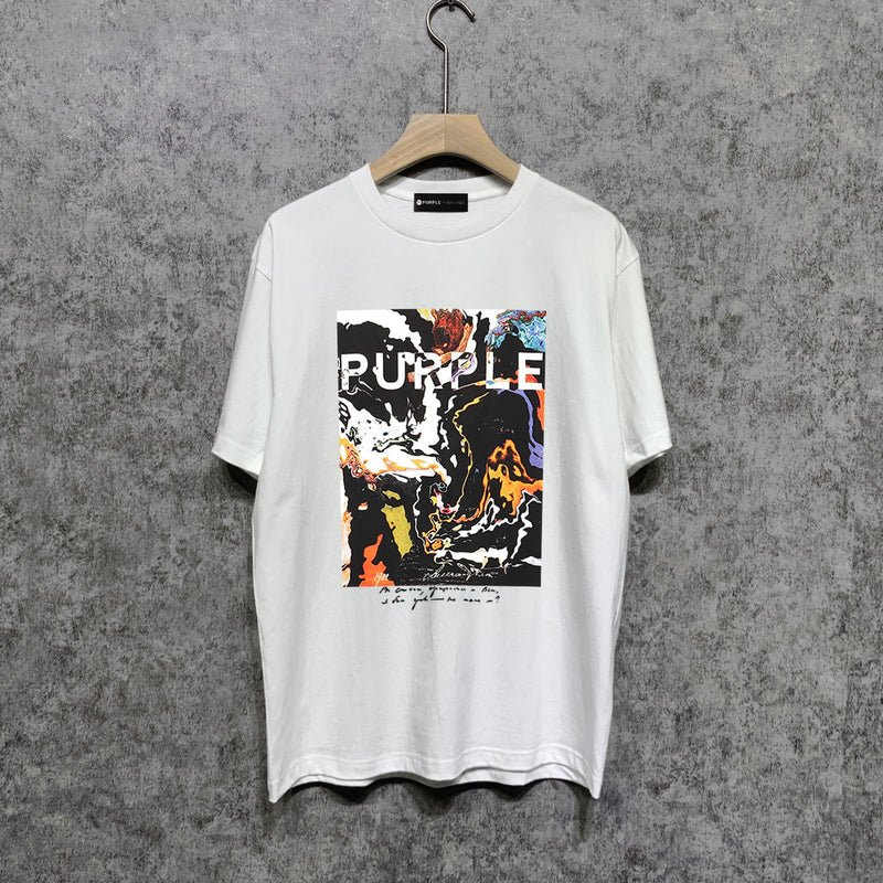 Purple Brand T Shirt Short Sleeve T-shirt Blouse