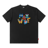 Men T Shirt Spring and Summer Short Sleeve T-shirt Street Style Loose