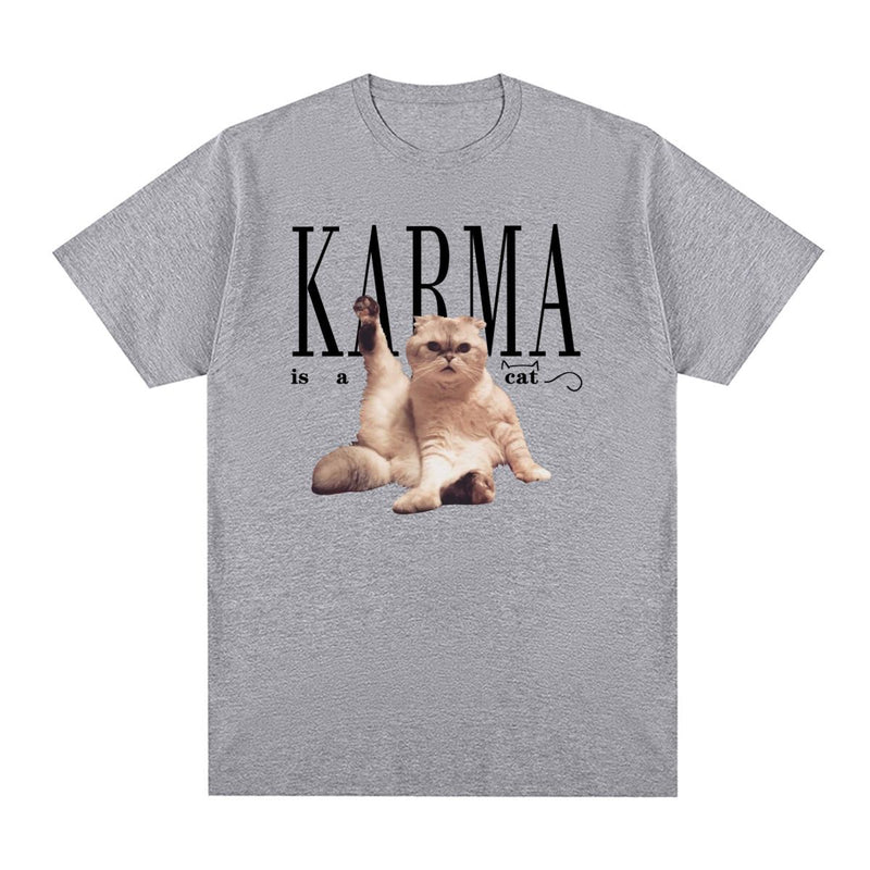 Karma Is A Cat Swift Vintage T-shirt Music Tour Cotton Men