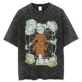 Japanese Anime Serial Experiments Lain Vintage Washed T Shirt