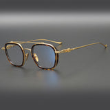 CHH Chrome Hearts Glasses Double-bridge Square Eyeglass Frames