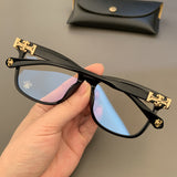 CHH Chrome Hearts Glasses Frame Vintage Face Small Myopia Glasses Frame