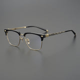 CHH Chrome Hearts Glasses Frameless Pure Titanium Glasses Frame Business