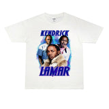 Kendrick Lamar T-Shirts Tide Brand Rap Kendrick Lamar Hip Hop Cotton T-Shirt
