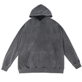 Men Hoodie Washed and Worn Hooded Sweater Men's Autumn and Winter Loose Casual