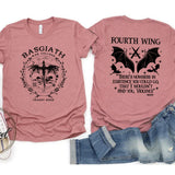 Basgiath War College 2Sided Print T-Shirt Fourth Wing