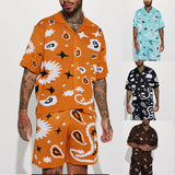 Men Co-Ords Casual Suit Men's Summer Men's Woolen Shirt