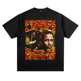 Kendrick Lamar T Shirts Homage Kendrick Lamar Hip Hop Rap Loose T Shirts