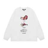 Men Long Sleeve Shirt Trendy Brand Long Sleeve Bottoming T-shirt Men and Women Retro
