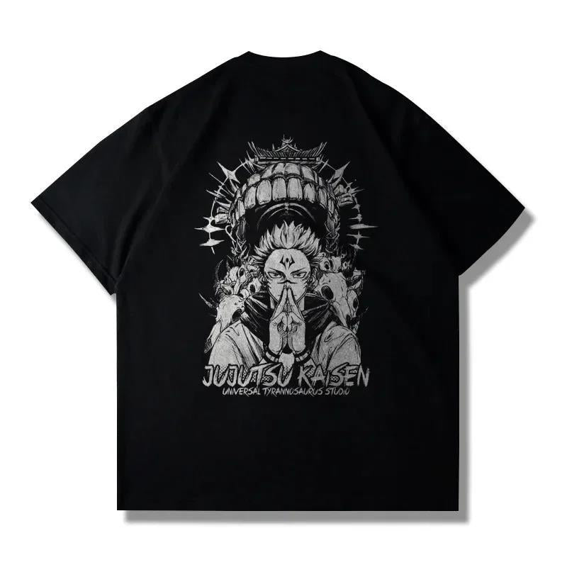 2024 Harajuku Y2k Vintage Cotton Cotton Short Sleeve