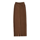 Women Skirt Autumn and Winter Knitting Skirt Wool Skirt