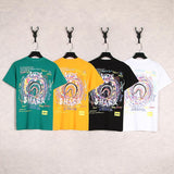 Bathing Ape T Shirt Cartoon Round Neck Summer Printed Large Size Short Sleeve Casual
