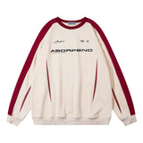 Men Long Sleeve Shirt Niche Design Splicing Machine Can Lazy Style Long Sleeve Base T-shirt for Men and Women