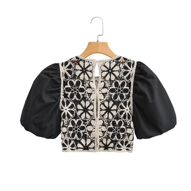 Women T-shirt Early Autumn Women's Wear O-neck Short Shirt Top