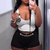 Women Co-Ord Set Spring and Summer Vest Shorts Set