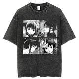 Japanese Anime Serial Experiments Lain Vintage Washed T Shirt