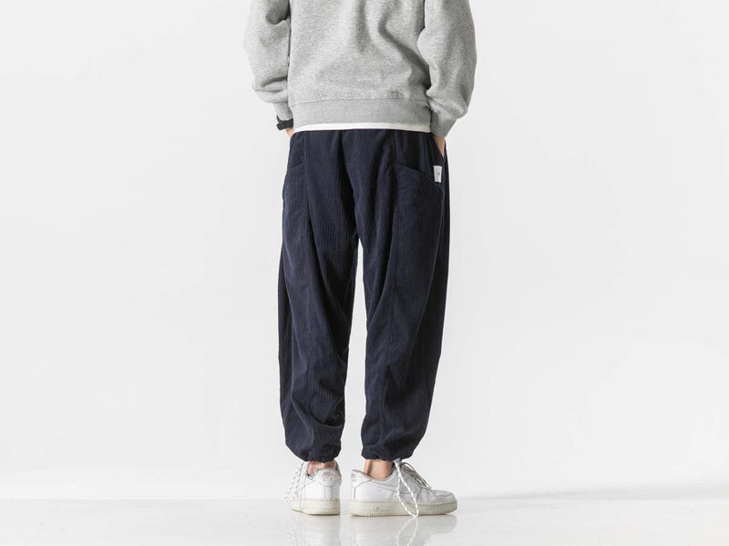 Unisex Pants Fall Corduroy Casual Pants