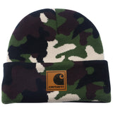 Carhartt Hat Camouflage Knitted Hat Skateboard Recreational Hat