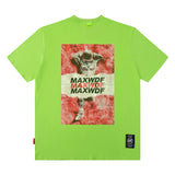 Men T Shirt Men's Short-Sleeved T-shirt Astronaut Astronaut Loose Short Sleeve