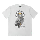 Men T Shirt Printed Short-Sleeved T-shirt for Men and Women