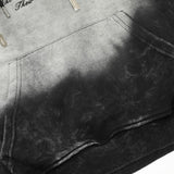 Men Hoodie Washed Old Spray Painting Printed Hoodie