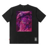 Men T Shirt Hip-Hop Fashionable Brand Vintage Pop Print Summer Short Sleeve T-shirt Men