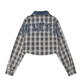 Men Long Sleeved T Shirt Letter Embroidery Long Sleeve Shirt Men Autumn Contrast Color Pocket Shirt Coat