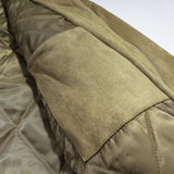 Men Cotton-Padded Jacket Coat Embroidered Lapel Thickening Cotton-Padded Jacket Men's Winter Cotton Padded Zipper Cotton-Padded Jacket