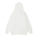 Men Hoodie Turtleneck Hooded Sweater Men's Paste Cloth Embroidery Letter Pullover