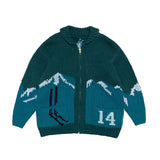 Kapital Sweater Vintage Autumn and Winter Japanese Style Niche Trend Knitting Ski Cardigan Jacket