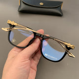 CHH Chrome Hearts Glasses Myopia glasses frame square pure titanium temple