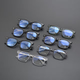 CHH Chrome Hearts Glasses Plain Silver Versatile Flat Mirrors Myopia Glasses Frame