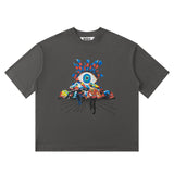 House Of Errors T-Shirt Eye of Truth Washed and Old 3D Printed Eye Short Sleeve