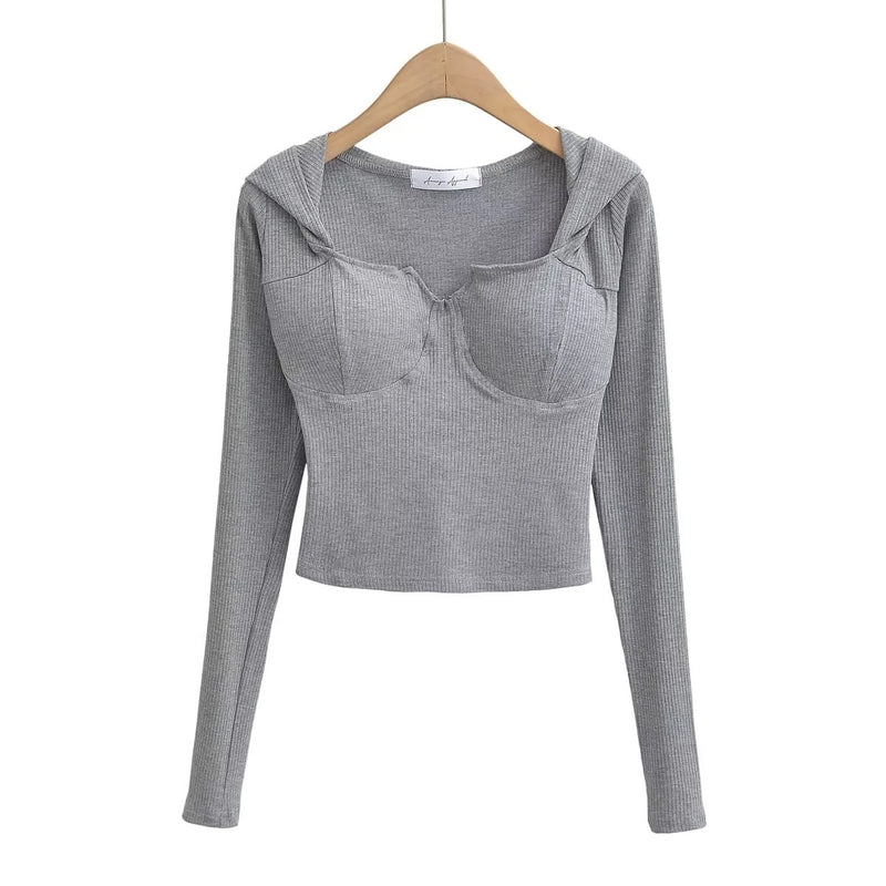 Women T-Shirt Hooded T-shirt Women's Spring Short Long Sleeve
