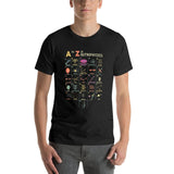 A To Z Astrophysics Funny Space Objects Science T-Shirt