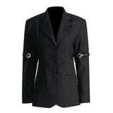 Frankie Shop Hourglass Blazer Western Style Small Suit Jacket