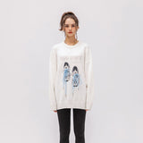 Unisex Sweatshirt Autumn High Street Creative